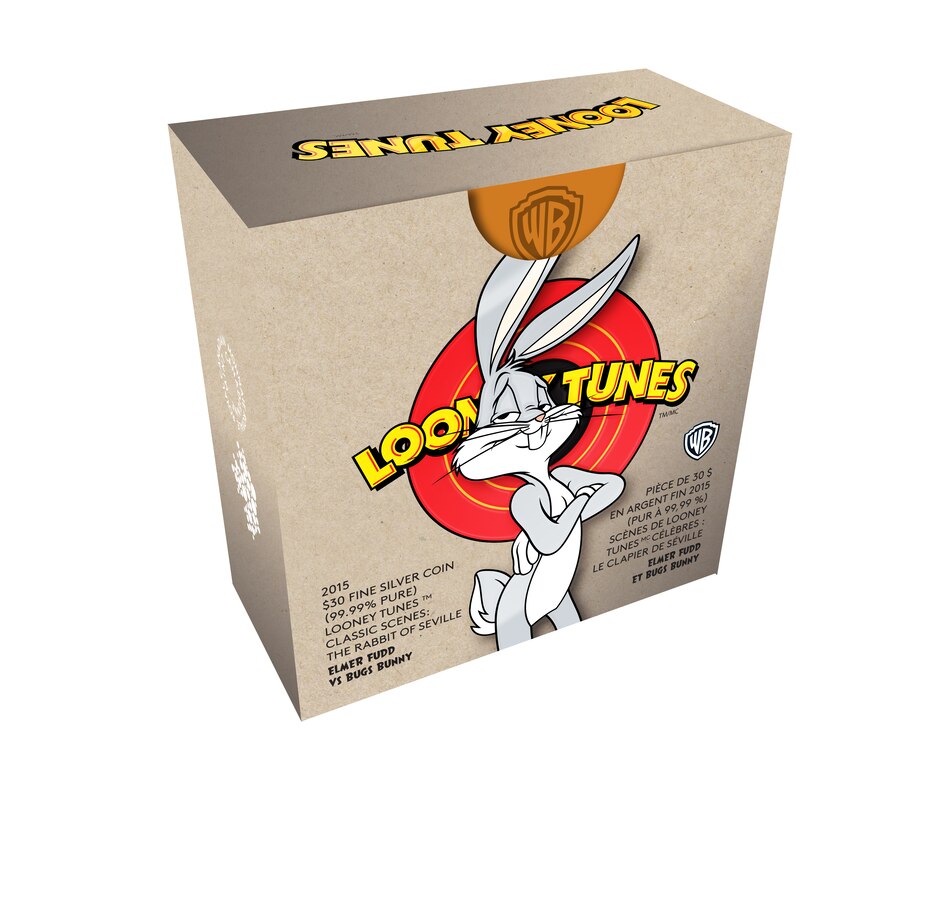 Image 643623_ALTMORE3.jpg, Product 643-623 / Price $189.95, 2015 $30 Fine Silver Coin, Looney TunesTM Classic Scenes, "The Rabbit of Seville" from Royal Canadian Mint (RCM) on TSC.ca's Coins department