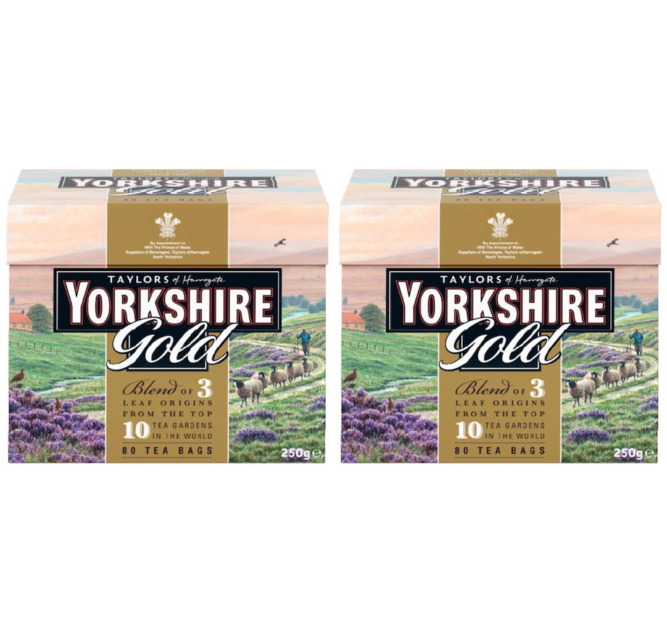 Image 644424.jpg, Product 644-424 / Price $23.50, Yorkshire Gold Tea 80 Tea Bags (2 Pack) from Dolce & Gourmando on TSC.ca's Kitchen department