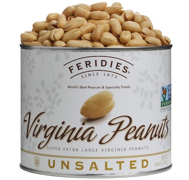 Feridies Unsalted Virginia Peanuts (Large Tub)