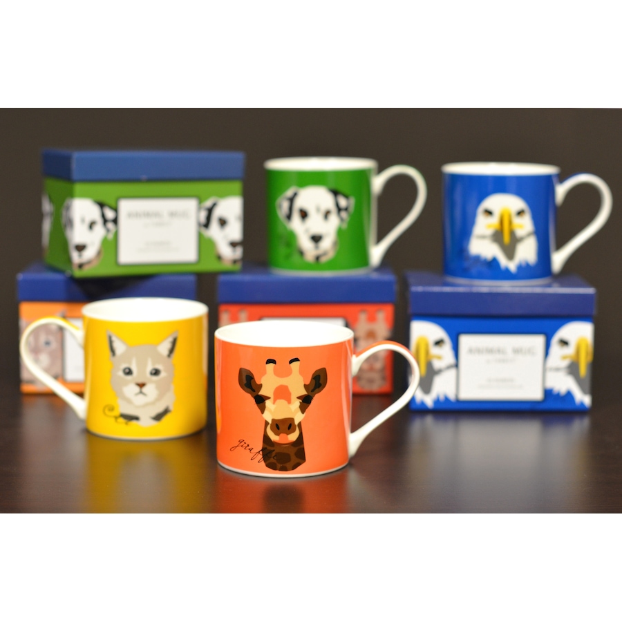 Image 644757.jpg, Product 644-757 / Price $36.95, Set of 4 Animal Mugs with Gift Box from Tannex on TSC.ca's Kitchen department