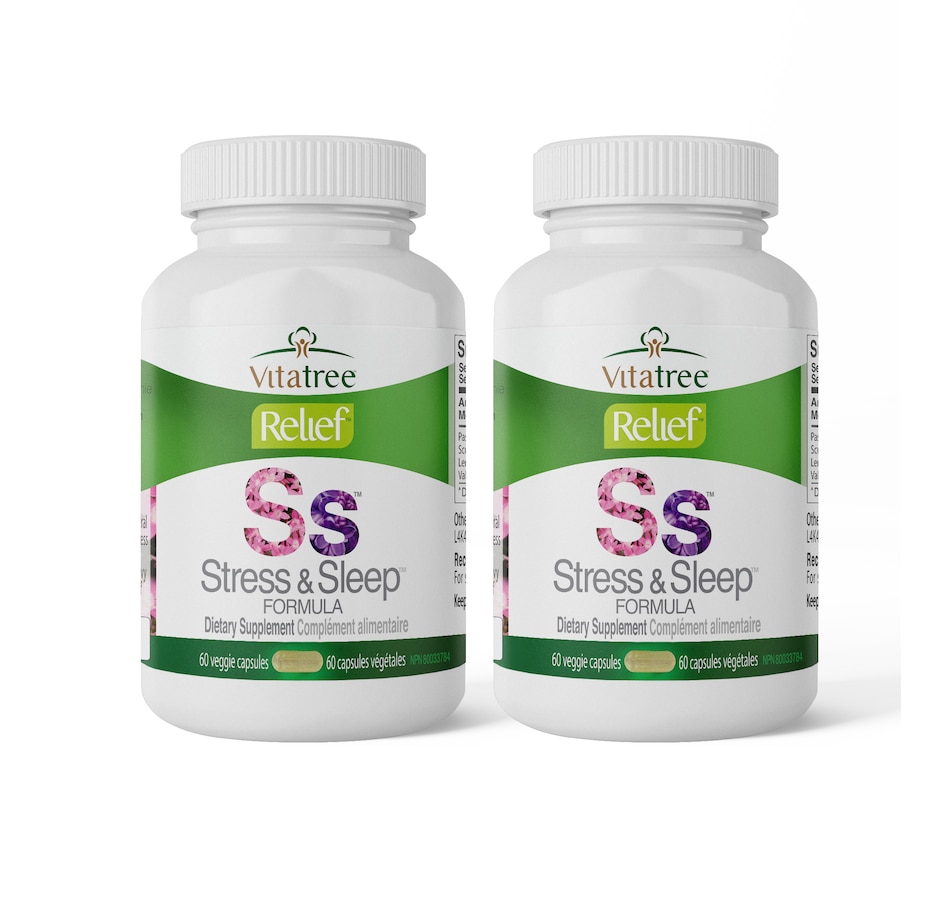 Image 645313.jpg, Product 645-313 / Price $37.99 - $71.99, VitaTree Relief Stress & Sleep Formula 60-Day from VitaTree Nutritionals on TSC.ca's Health & Fitness department