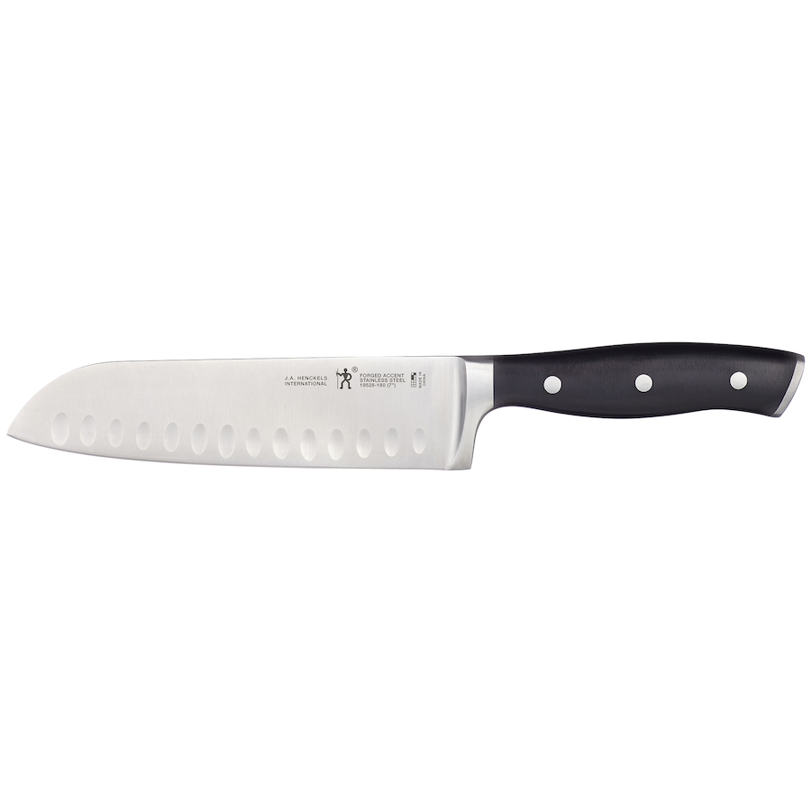 Image 646013.jpg, Product 646-013 / Price $59.99, Henckels Forged Accent 7" Santoku With Granton from Henckels on TSC.ca's Kitchen department