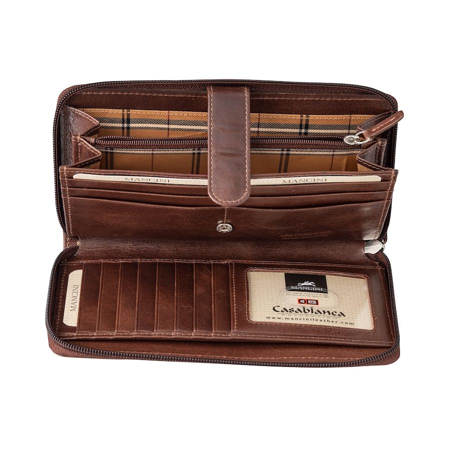 Image 646036_ALTMORE2.jpg, Product 646-036 / Price $79.99, Mancini Casablanca Collection Ladies' Clutch Wallet from Mancini Fine Leather on TSC.ca's Fashion department