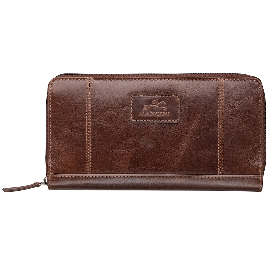 Image 646036_BRN.jpg, Product 646-036 / Price $79.99, Mancini Casablanca Collection Ladies' Clutch Wallet from Mancini Fine Leather on TSC.ca's Fashion department