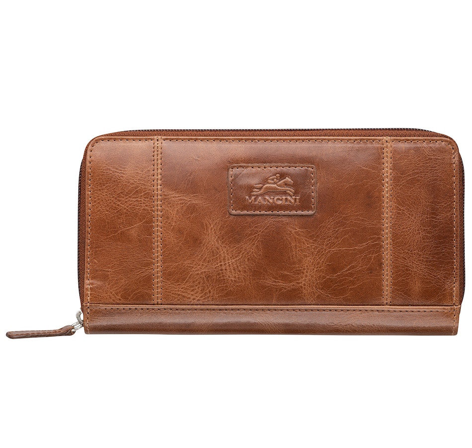 Image 646036_COG.jpg, Product 646-036 / Price $70.99, Mancini Casablanca Collection Ladies' Clutch Wallet from Mancini Fine Leather on TSC.ca's Fashion department