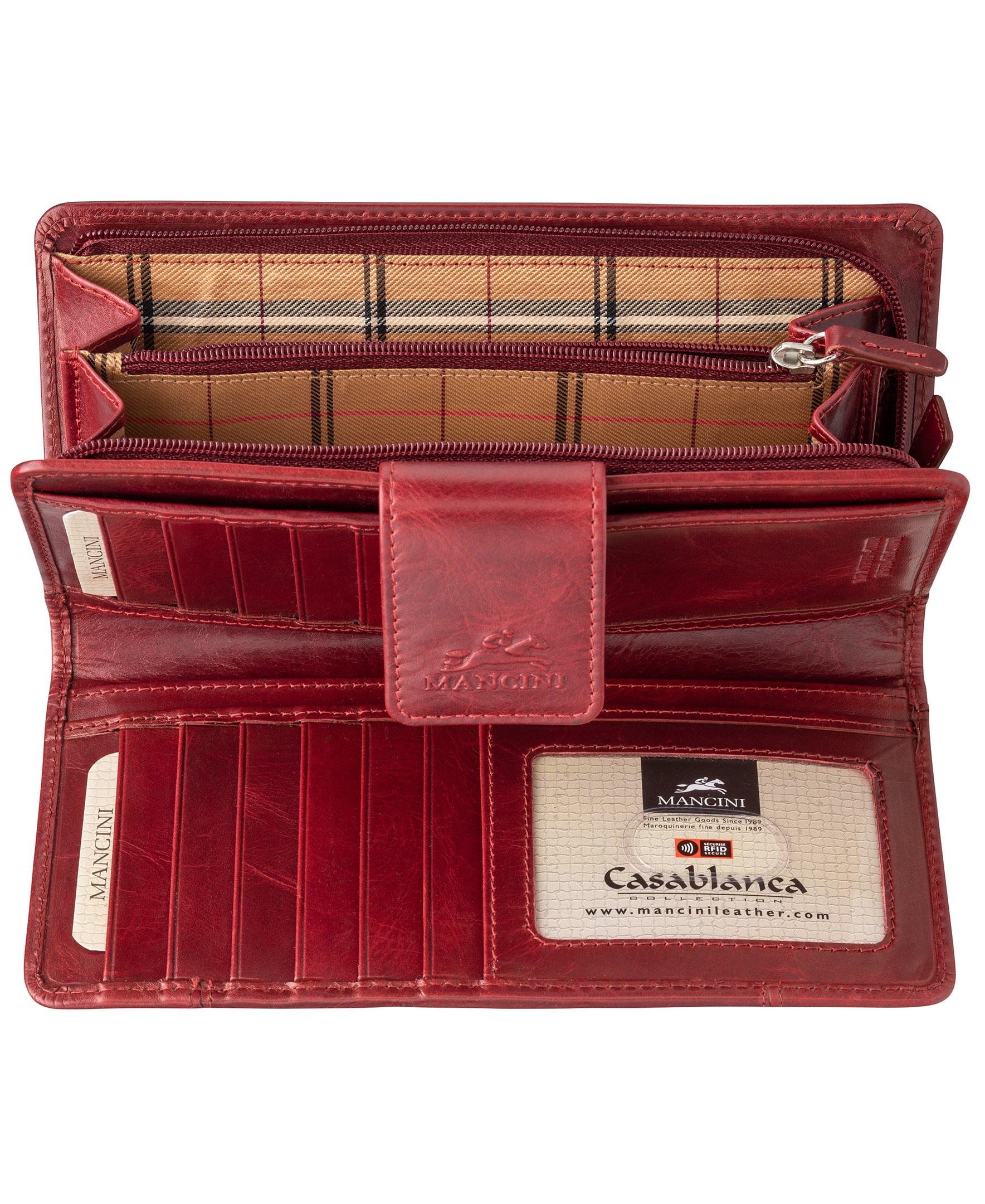 マンシーニ レディース 財布 アクセサリー Casablanca Collection RFID