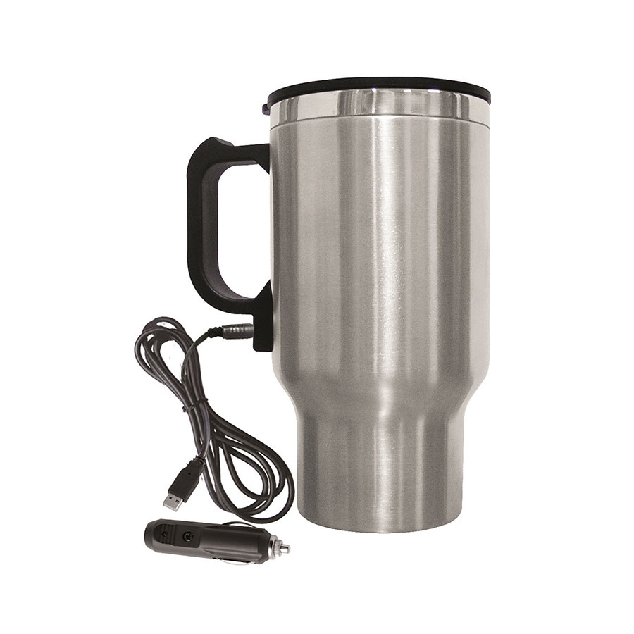 Image 646046.jpg, Product 646-046 / Price $19.99, Brentwood Stainless Steel 475-mL Heated Travel Mug from Brentwood Appliances on TSC.ca's Kitchen department