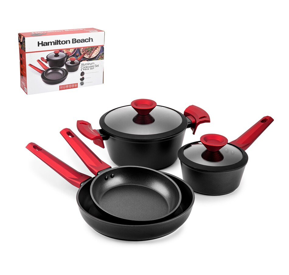 Kitchen Cookware Cookware Sets Hamilton Beach 6Piece