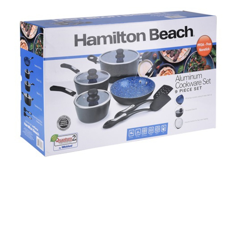 Kitchen Cookware Cookware Sets Hamilton Beach 9Piece
