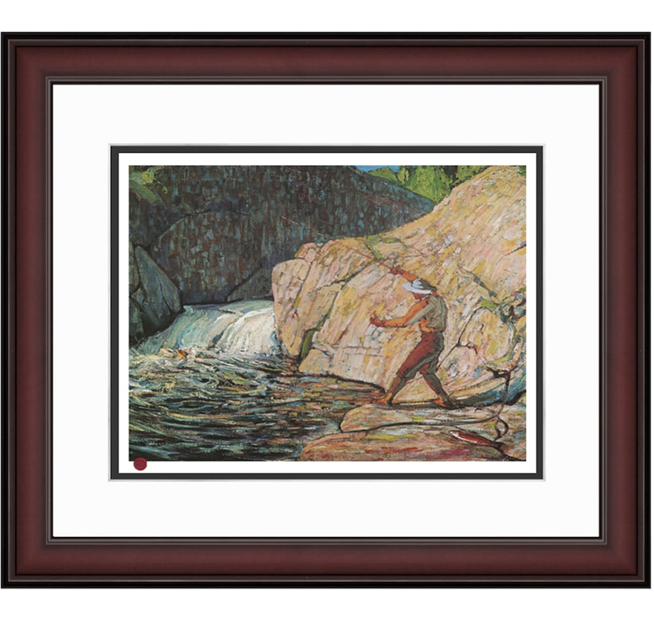 Image 646092.jpg, Product 646-092 / Price $239.99, Group of Seven - The Fisherman by Tom Thomson from Pure Solutions Gallery Art on TSC.ca's Home & Garden department