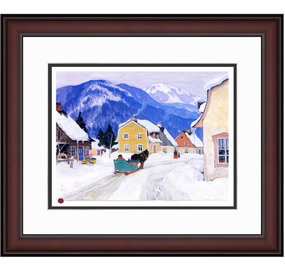 Image 646093.jpg, Product 646-093 / Price $239.99, Group of Seven - Laurentian Village by Clarence Gagnon from Pure Solutions Gallery Art on TSC.ca's Home & Garden department
