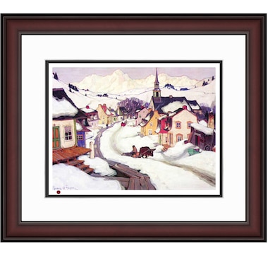 Group of Seven - Village in the Laurentians by Clarence Gagnon