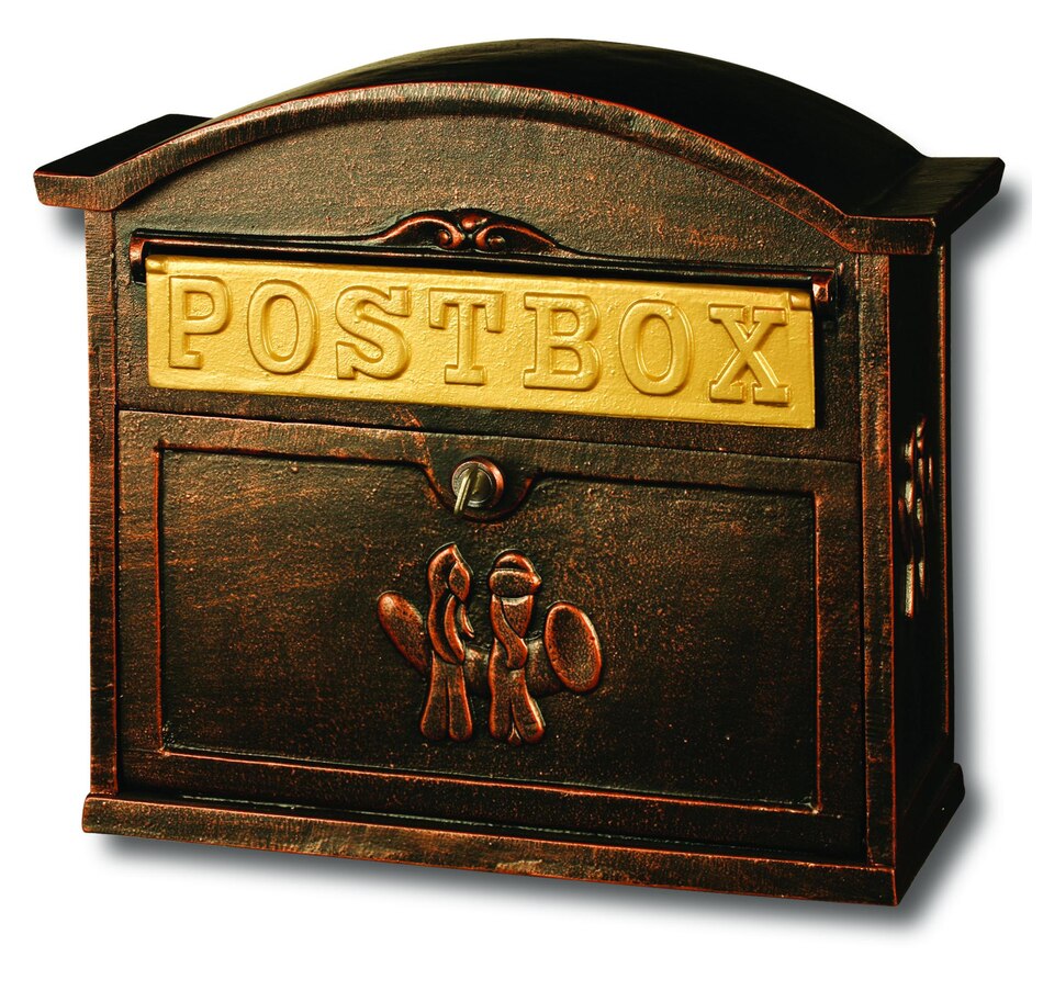Image 646144.jpg, Product 646-144 / Price $207.99, Iron Heavy Duty Cast Aluminum Large Mailbox from Fine Art Lighting on TSC.ca's Home & Garden department