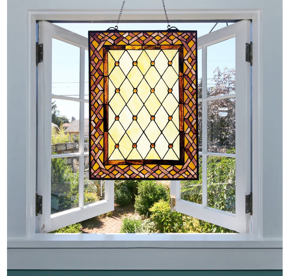 Image 646158_ALTMORE20.jpg, Product 646-158 / Price $208.00, Fine Art Lighting Stained Glass Wind Panel from Fine Art Lighting on TSC.ca's Home & Garden department