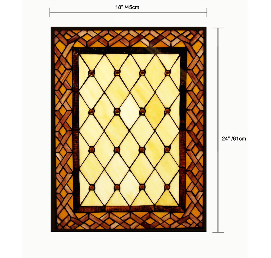Image 646158_ALTMORE501.jpg, Product 646-158 / Price $208.00, Fine Art Lighting Stained Glass Wind Panel from Fine Art Lighting on TSC.ca's Home & Garden department