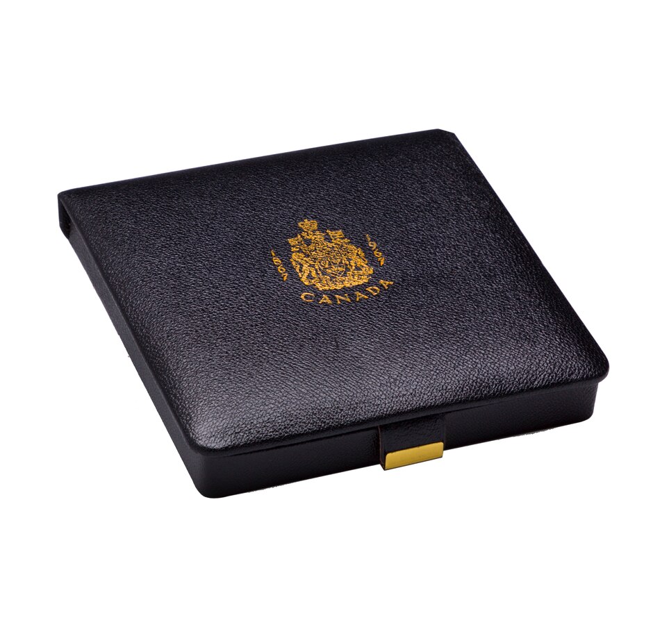 Image 646207_ALTMORE9.jpg, Product 646-207 / Price $999.50, 1867 Confederation Medal Restrike in 10 Ounces Fine Silver plus 1967 Proof Set in Original Black Case of Issue from Canadian Heritage Mint on TSC.ca's Coins department