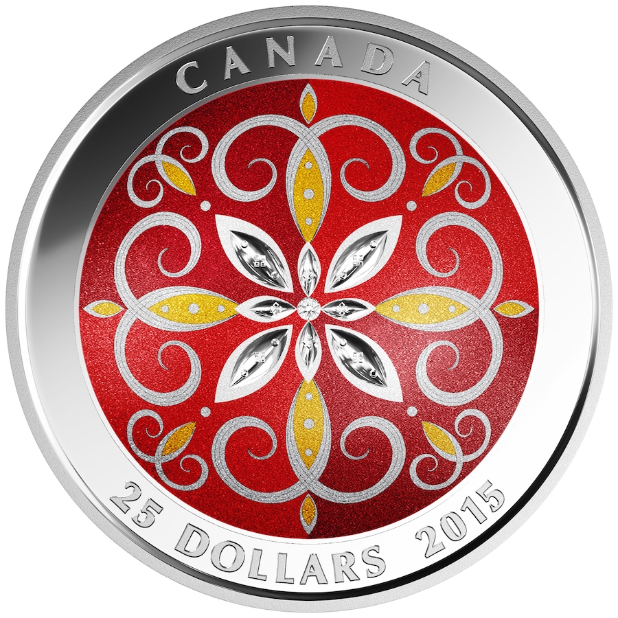 Image 646224.jpg, Product 646-224 / Price $189.95, $25 Fine Silver Christmas Ornament Coin from Royal Canadian Mint (RCM) on TSC.ca's Coins department