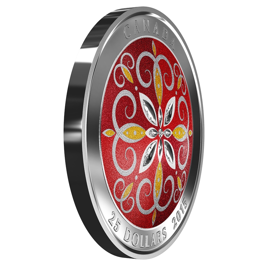 Image 646224_ALTMORE1.jpg, Product 646-224 / Price $189.95, $25 Fine Silver Christmas Ornament Coin from Royal Canadian Mint (RCM) on TSC.ca's Coins department