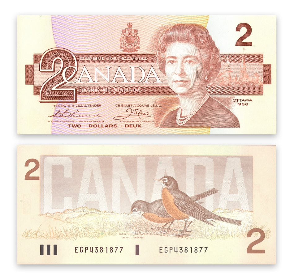 Image 646229_ALTMORE8.jpg, Product 646-229 / Price $2,995.00, Complete Uncirculated 1986–1991 Bird Series $2–$1,000 (Thiessen and Crow Signatures) from Canadian Coin & Currency on TSC.ca's Coins department