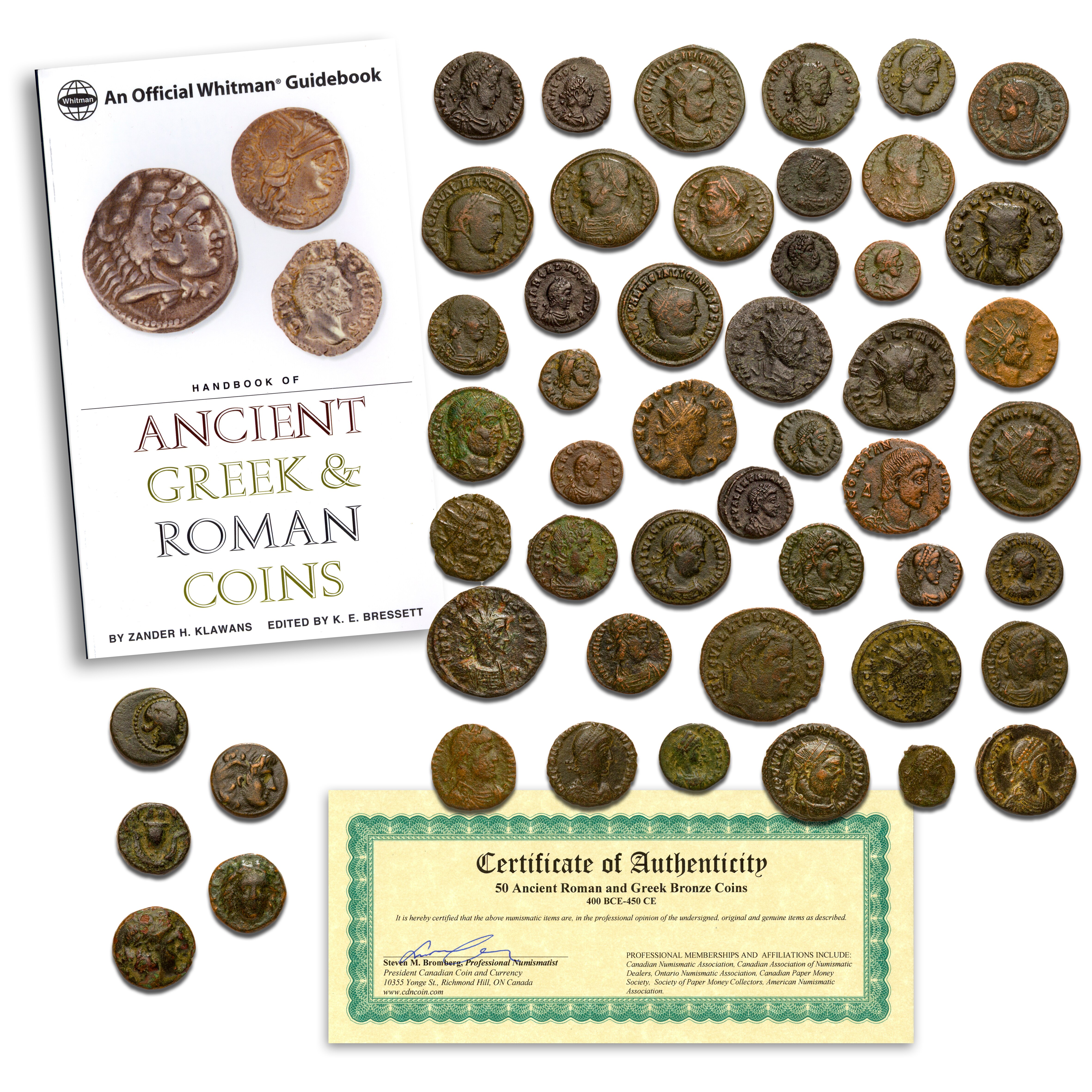 Coins - World Coins - 50 Ancient Roman and Greek Bronze Coins (5 