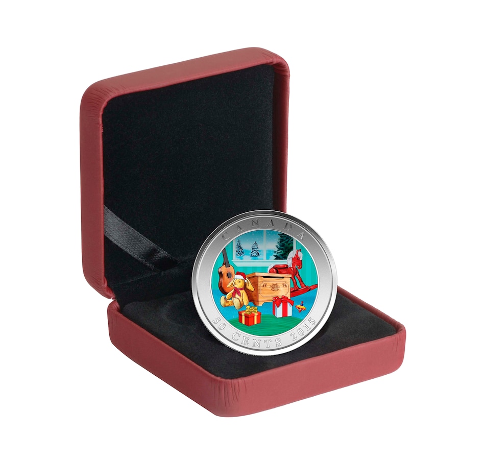 Image 646246_ALTMORE2.jpg, Product 646-246 / Price $24.88, Lenticular 50-Cent Coin Holiday Toy Box from Royal Canadian Mint (RCM) on TSC.ca's Coins department