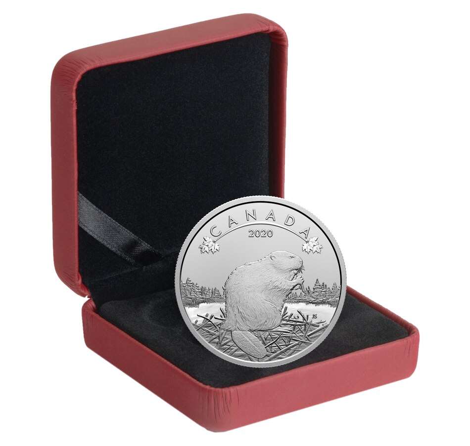 Image 646341_ALTMORE4.jpg, Product 646-341 / Price $49.95, 2020 $10 Fine Silver Coin O Canada! Beaver from Royal Canadian Mint (RCM) on TSC.ca's Coins department