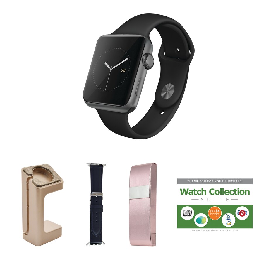 Image 646553_GBB42.jpg, Product 646-553 / Price $534.96 - $574.96, Apple Watch Series 3 GPS Bundle from Apple on TSC.ca's Health & Fitness department