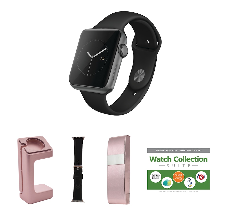 Image 646553_GKB38.jpg, Product 646-553 / Price $534.96 - $574.96, Apple Watch Series 3 GPS Bundle from Apple on TSC.ca's Health & Fitness department