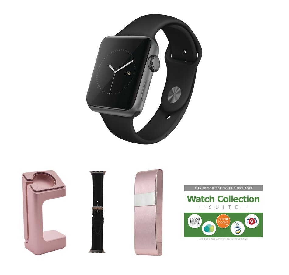 Image 646553_GKB42.jpg, Product 646-553 / Price $534.96 - $574.96, Apple Watch Series 3 GPS Bundle from Apple on TSC.ca's Health & Fitness department