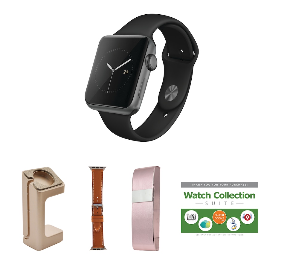 Image 646553_GKW42.jpg, Product 646-553 / Price $534.96 - $574.96, Apple Watch Series 3 GPS Bundle from Apple on TSC.ca's Health & Fitness department