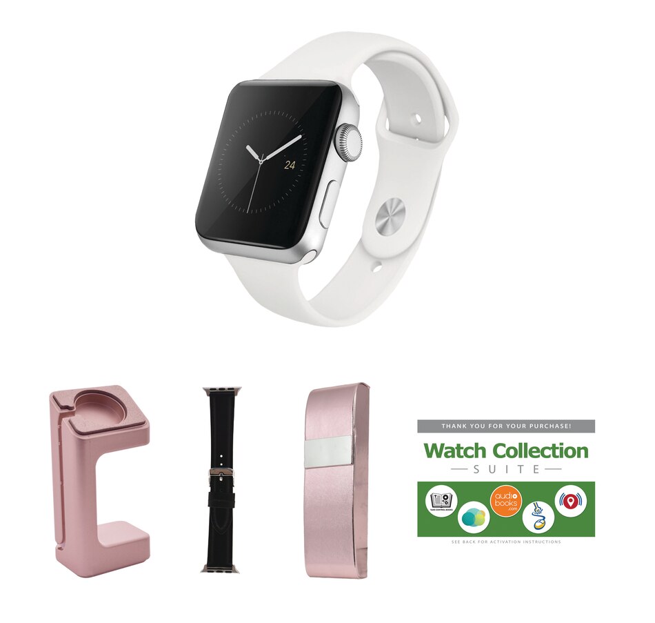 Image 646553_SLB42.jpg, Product 646-553 / Price $534.96 - $574.96, Apple Watch Series 3 GPS Bundle from Apple on TSC.ca's Health & Fitness department
