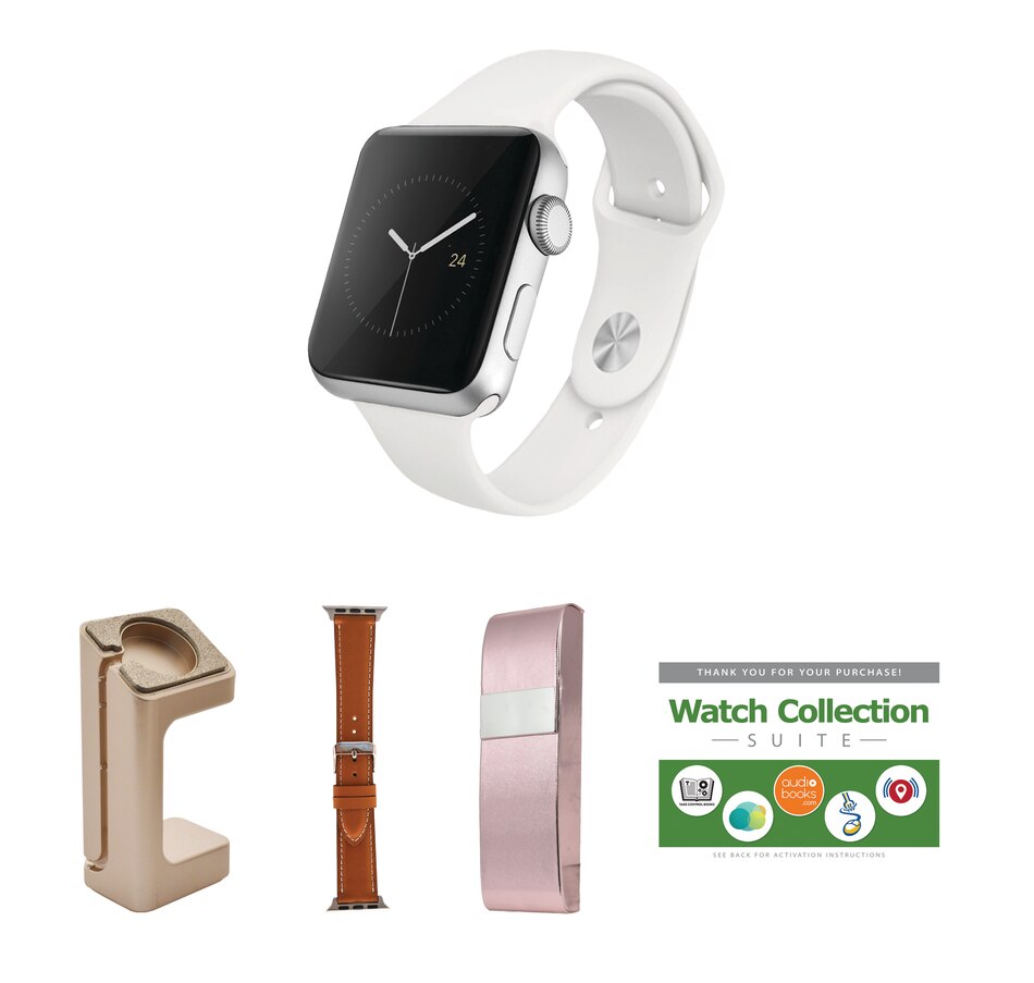 Image 646553_SWW42.jpg, Product 646-553 / Price $534.96 - $574.96, Apple Watch Series 3 GPS Bundle from Apple on TSC.ca's Health & Fitness department