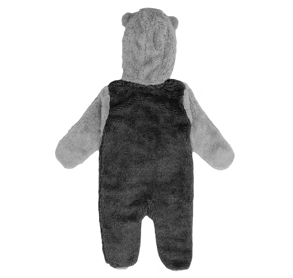 Image 646838_ALTMORE1.jpg, Product 646-838 / Price $59.99, Infant Pittsburgh Penguins Black Game Nap Teddy Fleece Bunting Full-Zip Sleeper on TSC.ca's Sports department