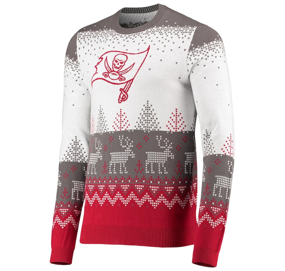 Image 646852.jpg, Product 646-852 / Price $109.99, Tampa Bay Buccaneers FOCO Big Logo Knit Ugly Pullover on TSC.ca's Health & Fitness department
