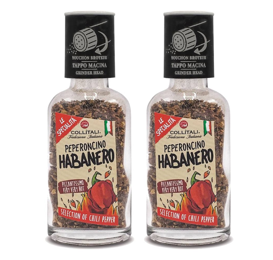 Image 646899.jpg, Product 646-899 / Price $31.99, Collitali Specialty Chilli Habanero (Mexico) Very Very Hot with Grinder Cap 35g (2-Pack) from Dolce & Gourmando on TSC.ca's Kitchen department
