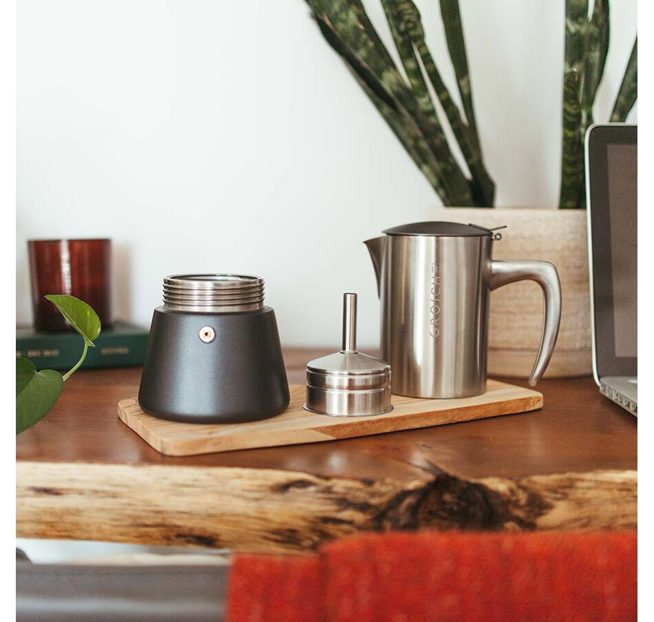 Image 646907_ALTMORE2.jpg, Product 646-907 / Price $100.00, Grosche Milano Steel Stainless Steel Stovetop Espresso Maker Glassware Bundle from Grosche on TSC.ca's Kitchen department