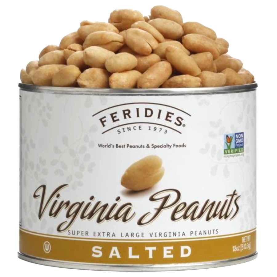 Image 646994.jpg, Product 646-994 / Price $25.50, Feridies Virginia Peanuts Salted Medium Tub (510 g) from Feridies on TSC.ca's Kitchen department