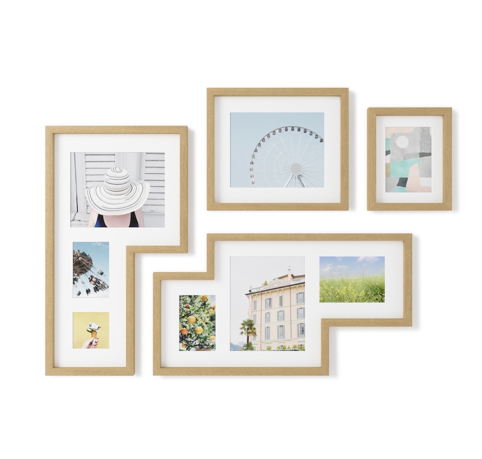 Image 647063_NAT.jpg, Product 647-063 / Price $85.00, Umbra-Mingle Set Of 4 Photo Display Natural from Umbra on TSC.ca's Home & Garden department