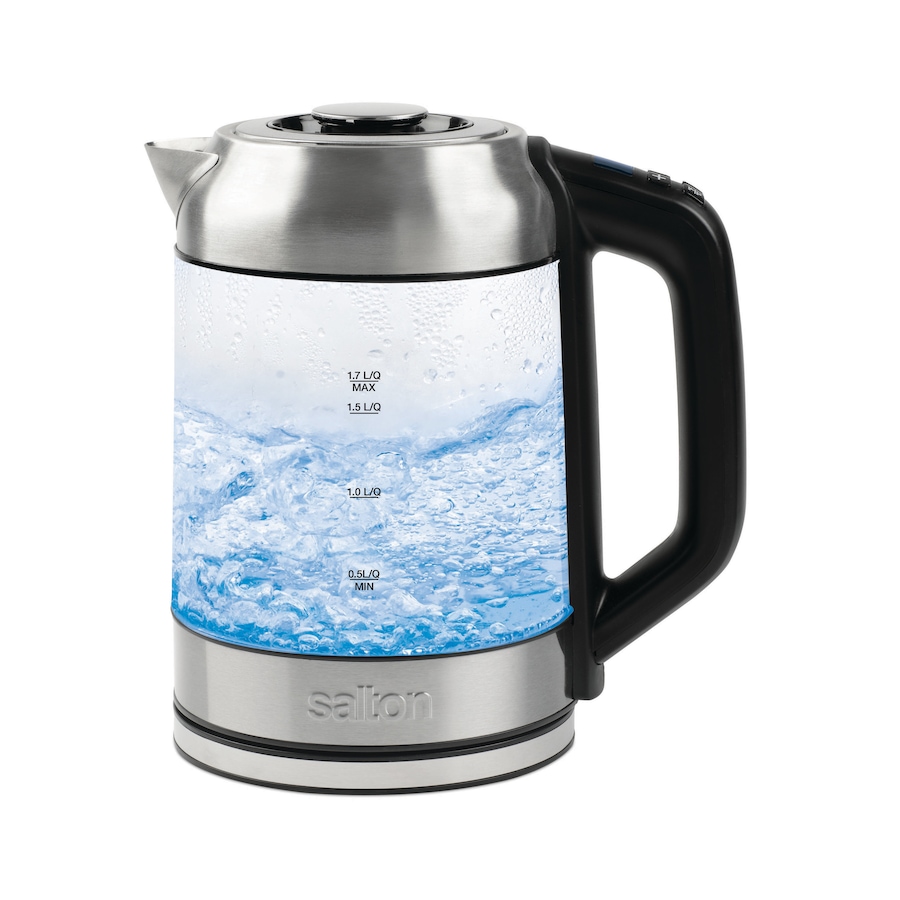 Image 647076.jpg, Product 647-076 / Price $79.99, Salton Glass Kettle & Tea Steeper (1.7L) from Salton on TSC.ca's Kitchen department