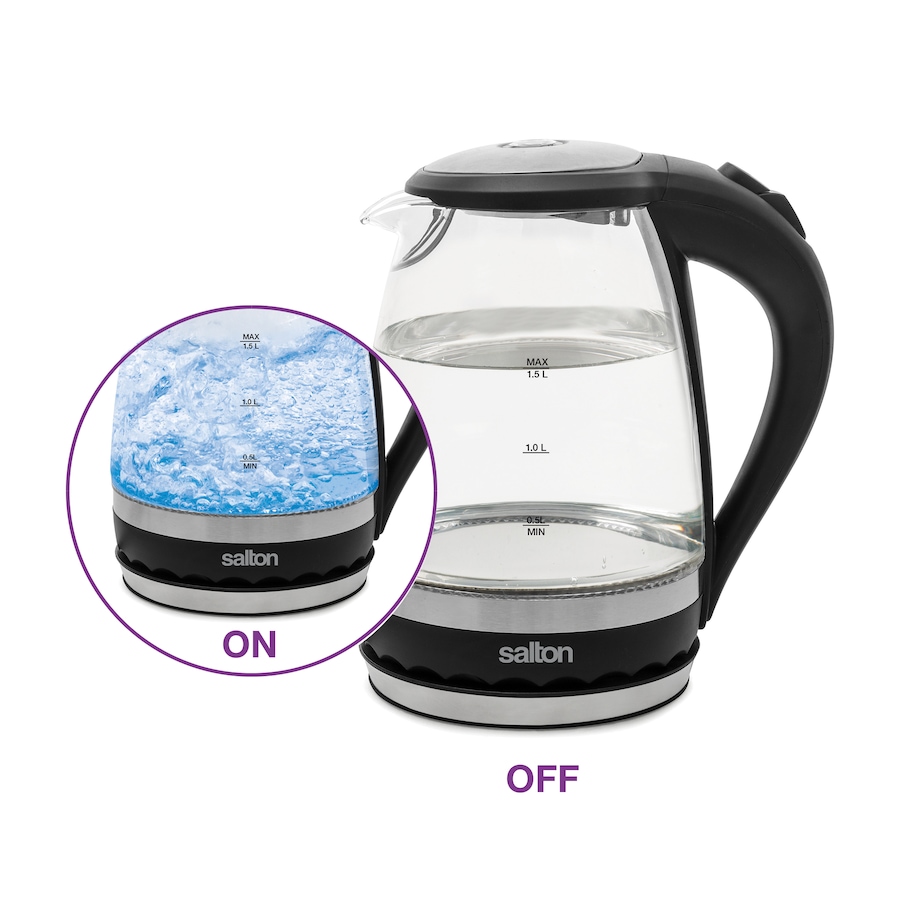 Image 647078_ALTMORE1.jpg, Product 647-078 / Price $39.99, Salton Cordless Glass Kettle (1.5 L) from Salton on TSC.ca's Kitchen department