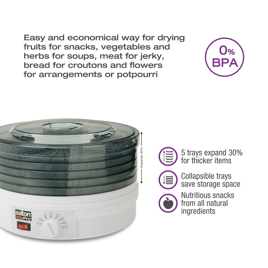 Image 647081_ALTMORE1.jpg, Product 647-081 / Price $69.99, Salton Food Dehydrator from Salton on TSC.ca's Kitchen department
