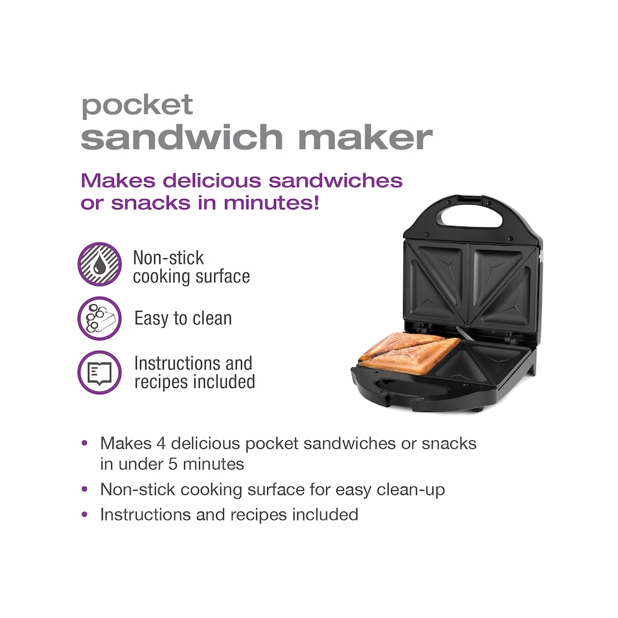 Image 647090_ALTMORE2.jpg, Product 647-090 / Price $29.99, Salton Sandwich Maker from Salton on TSC.ca's Kitchen department
