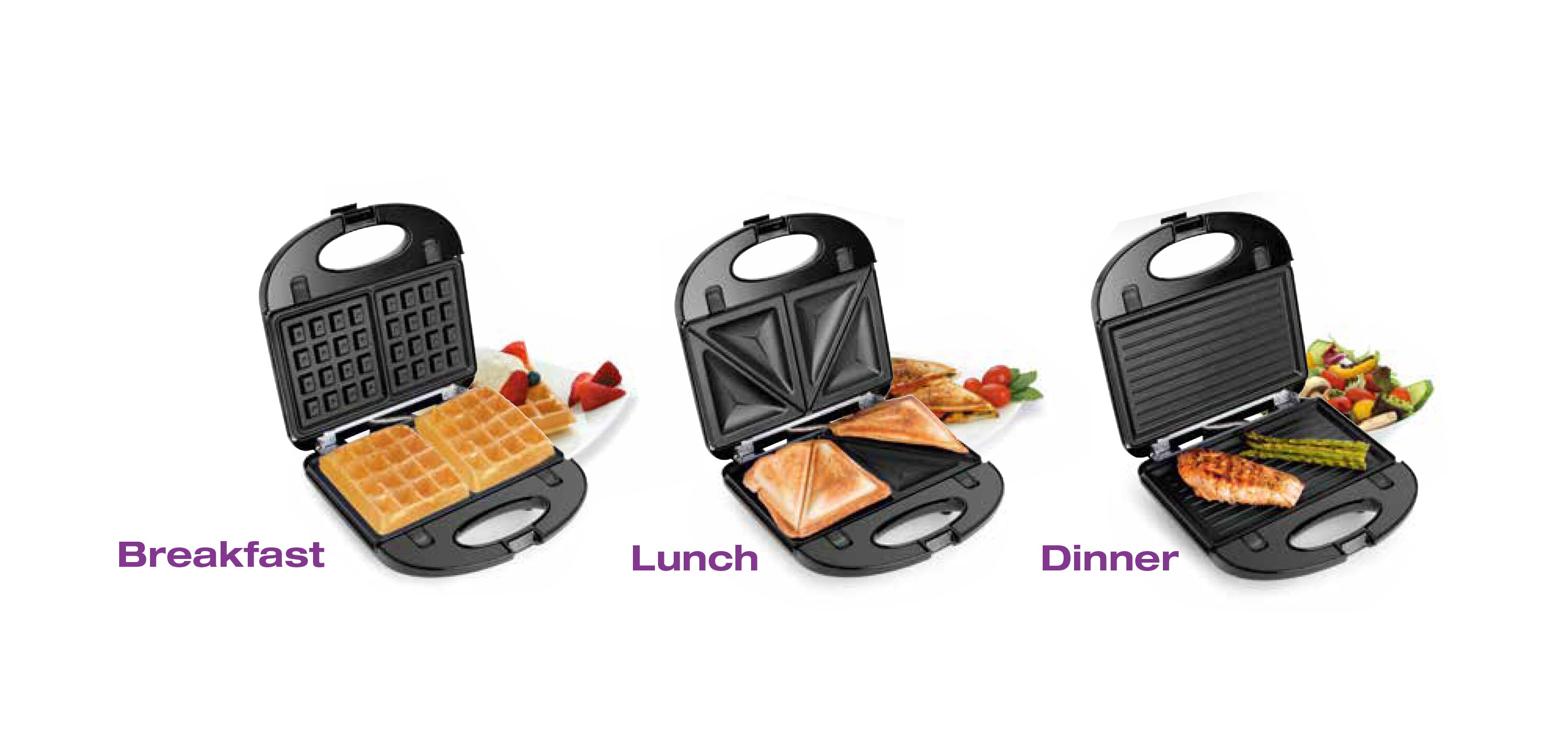 sandwich grill 3 in 1