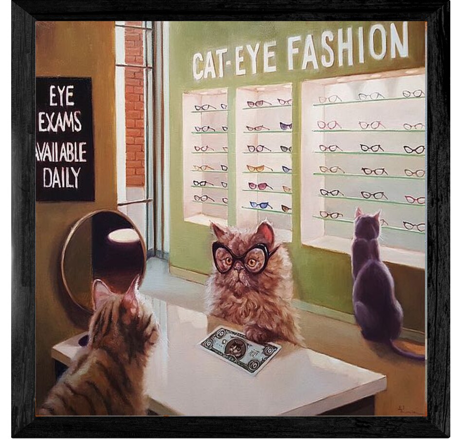 Image 647127.jpg, Product 647-127 / Price $52.99, Lucia Heffernan - Feline Optical from Pure Solutions Gallery Art on TSC.ca's Home & Garden department