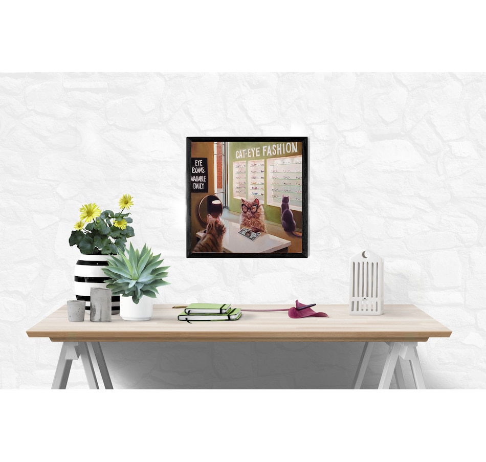 Image 647127_ALTMORE1.jpg, Product 647-127 / Price $52.99, Lucia Heffernan - Feline Optical from Pure Solutions Gallery Art on TSC.ca's Home & Garden department