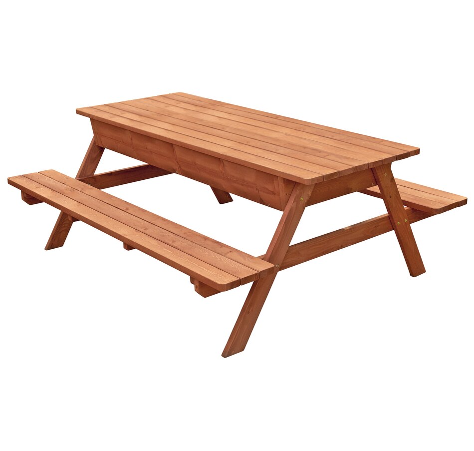 Image 647203.jpg, Product 647-203 / Price $725.00, Leisure Season Picnic Table with Storage Compartment from Leisure Season on TSC.ca's Home & Garden department