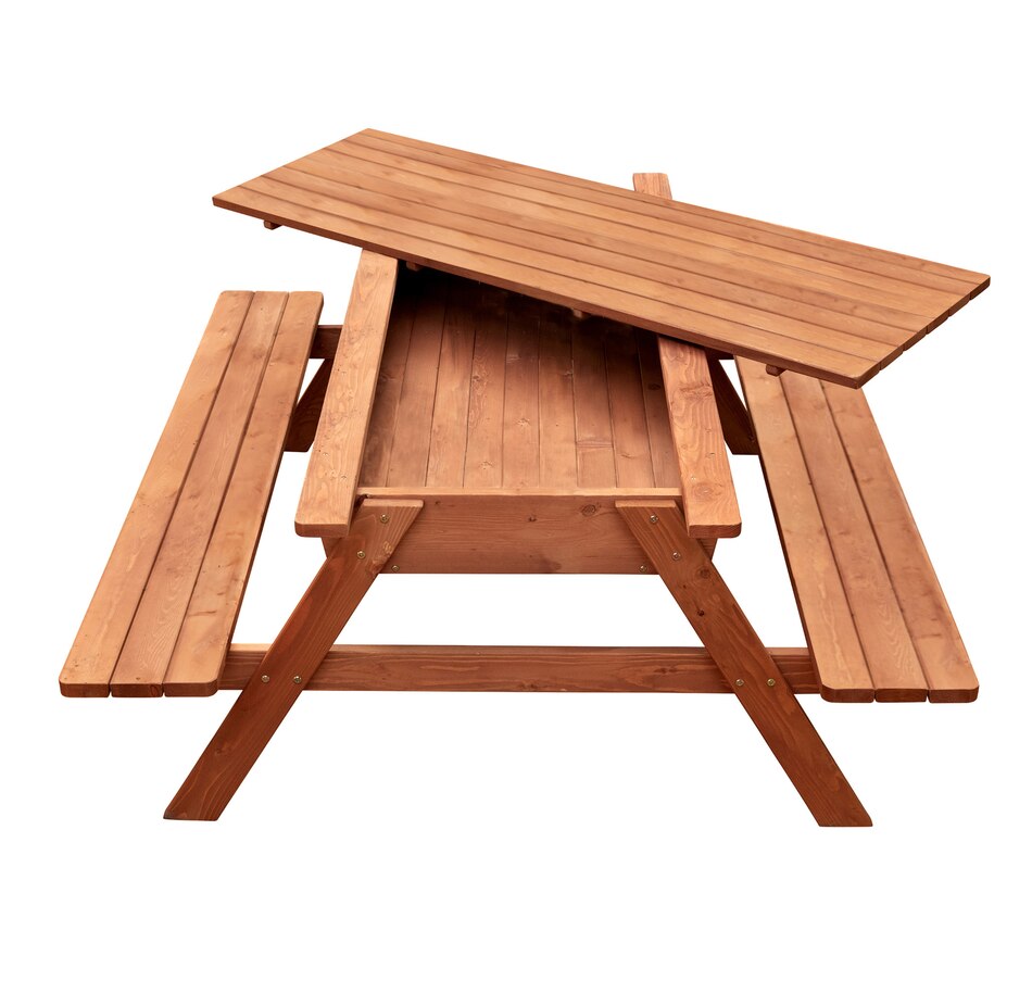 Image 647203_ALTMORE4.jpg, Product 647-203 / Price $725.00, Leisure Season Picnic Table with Storage Compartment from Leisure Season on TSC.ca's Home & Garden department