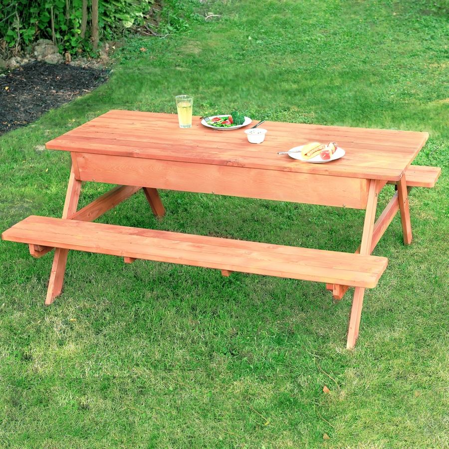 Image 647203_ALTMORE5.jpg, Product 647-203 / Price $725.00, Leisure Season Picnic Table with Storage Compartment from Leisure Season on TSC.ca's Home & Garden department