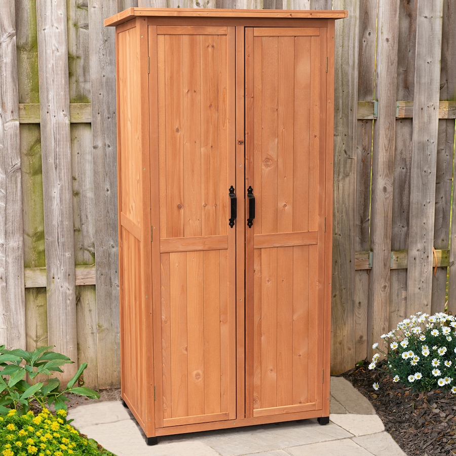 Image 647207_ALTMORE4.jpg, Product 647-207 / Price $505.00, Leisure Season Vertical Storage Shed from Leisure Season on TSC.ca's Home & Garden department