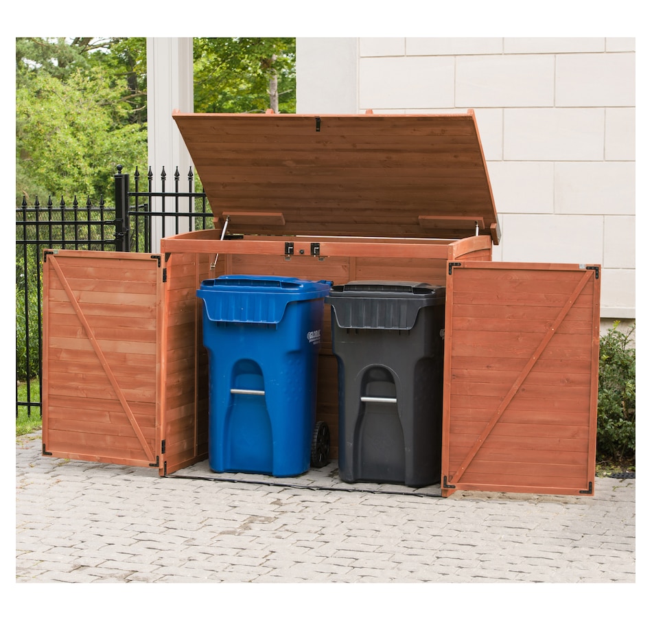 Image 647212_ALTMORE6.jpg, Product 647-212 / Price $626.99, Leisure Season Large Horizontal Refuse Storage Shed from Leisure Season on TSC.ca's Home & Garden department